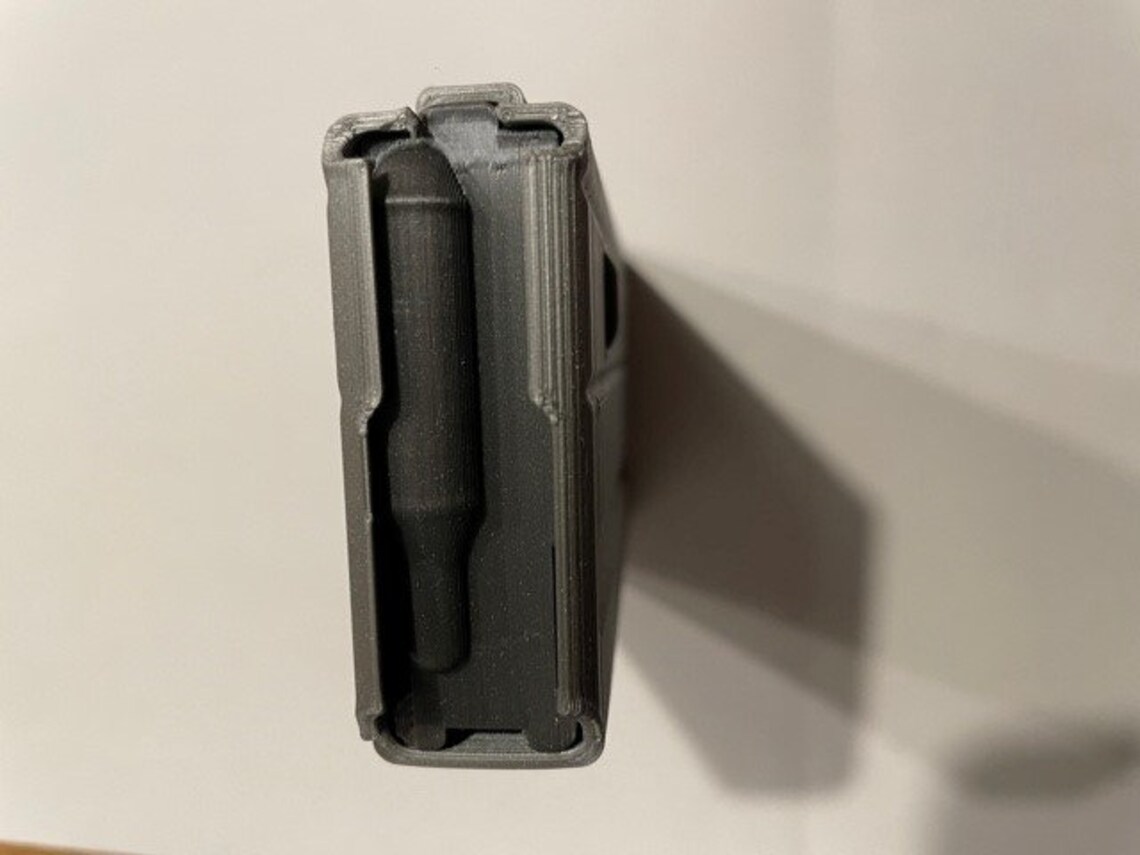 Realistic looking 3D printed AR15 gun magazine perfect for Etsy