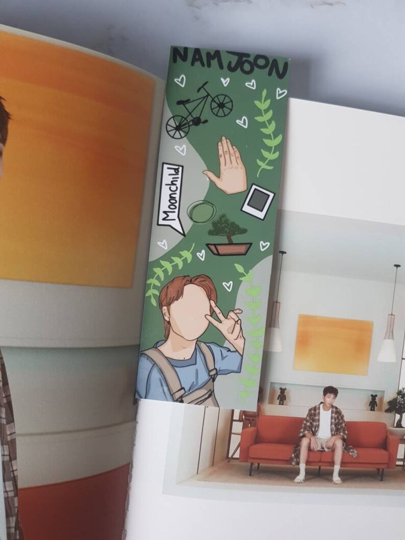 bts rm kim namjoon jooncore matte bookmark print poster etsy ireland