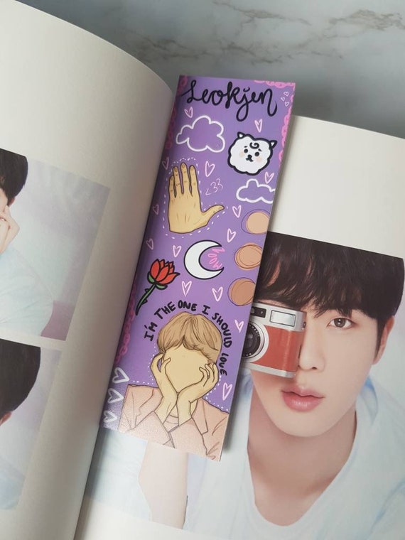 bts jin kim seokjin jincore matte bookmark print poster etsy