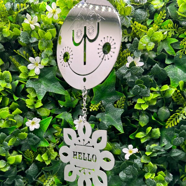 Its a small world Garden Wind Spinner 25cm - HELLO