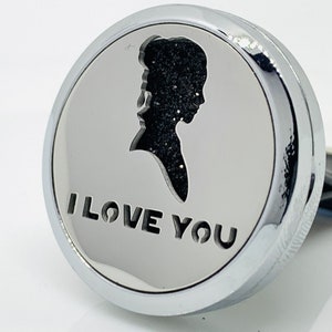 Star Leia I Love You  Car Locket Fragrance Diffuser kit. New Driver, Birthday, Mother,Father, Easter, Christmas, Day Gift VENT CLIP