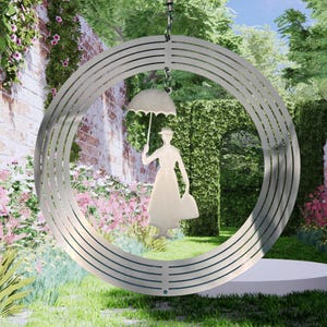 Attrape-soleil traditionnel Mary Poppins, essoreuse à vent, décoration de jardin, décoration d'intérieur, filature