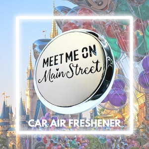 Meet Me On Main Street Fragrance Diffuser Locket Car air freshener Kits.Driver,Mother,Father,Halloween,Easter,Christmas Day Gift VENT CLIP