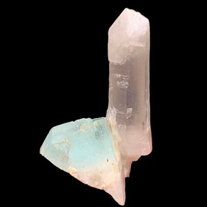 Natural Aquamarine Cluster Bunch With Standing Quartz Combined-Aquamarine Crystal Specimen-Aquamarine rough stone-Home Decoration-80 c.t
