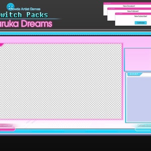 Haruka Dream Pack | Yakuza 5 Character Themed Twitch Stream Package | Instant Download + PSD