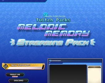 Melodic Memory | Kingdom Hearts Themed Static Twitch Stream Package | Instant Download + PSD