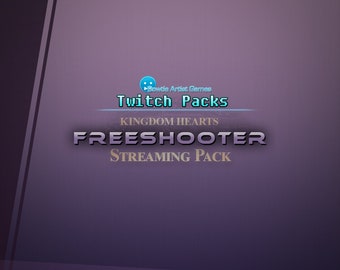 Freeshooter | Kingdom Hearts Xigbar Themed Static Twitch Stream Package | Instant Download + PSD