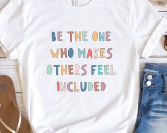 Inclusion T-Shirt for Teacher, Special Education Teacher Shirt, SPED Team Shirts, Inclusive Teacher Tee, Special Ed Crew Shirts, Equality