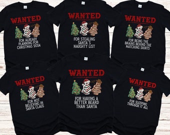 Family Matching Christmas Shirts Custom Christmas Family tshirts Funny Matching Outfits for Family Christmas Party t shirts Personalized Tee