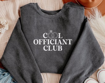 Officiant Comfort Colors Sweatshirt, Wedding Officiant Shirt, Funny Officiant Gift, Marriage Officiant Sweater, Ordained Minister Gift Idea