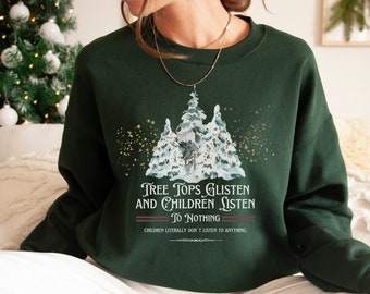 Christmas Sweater for Her Funny Womens Christmas Shirt for Mom Funny Christmas Sweatshirt Funny Holiday Outfit Top Funny Mom Gift from Kids