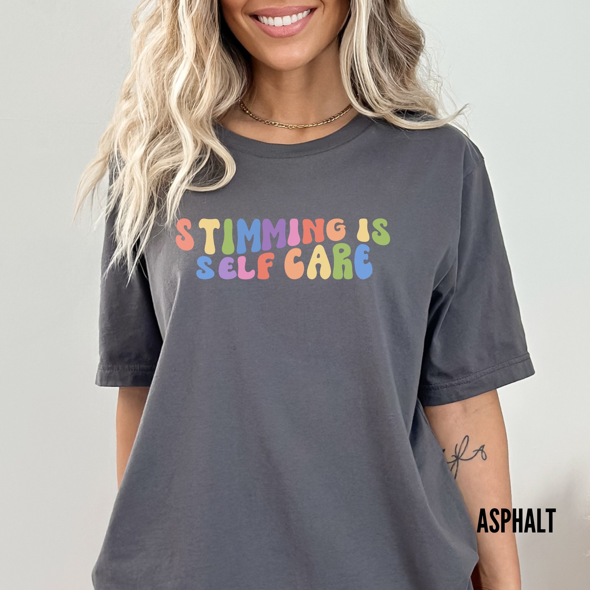 Stimming is Self Care Autism Acceptance Shirt Stimming Tshirt Autism ...
