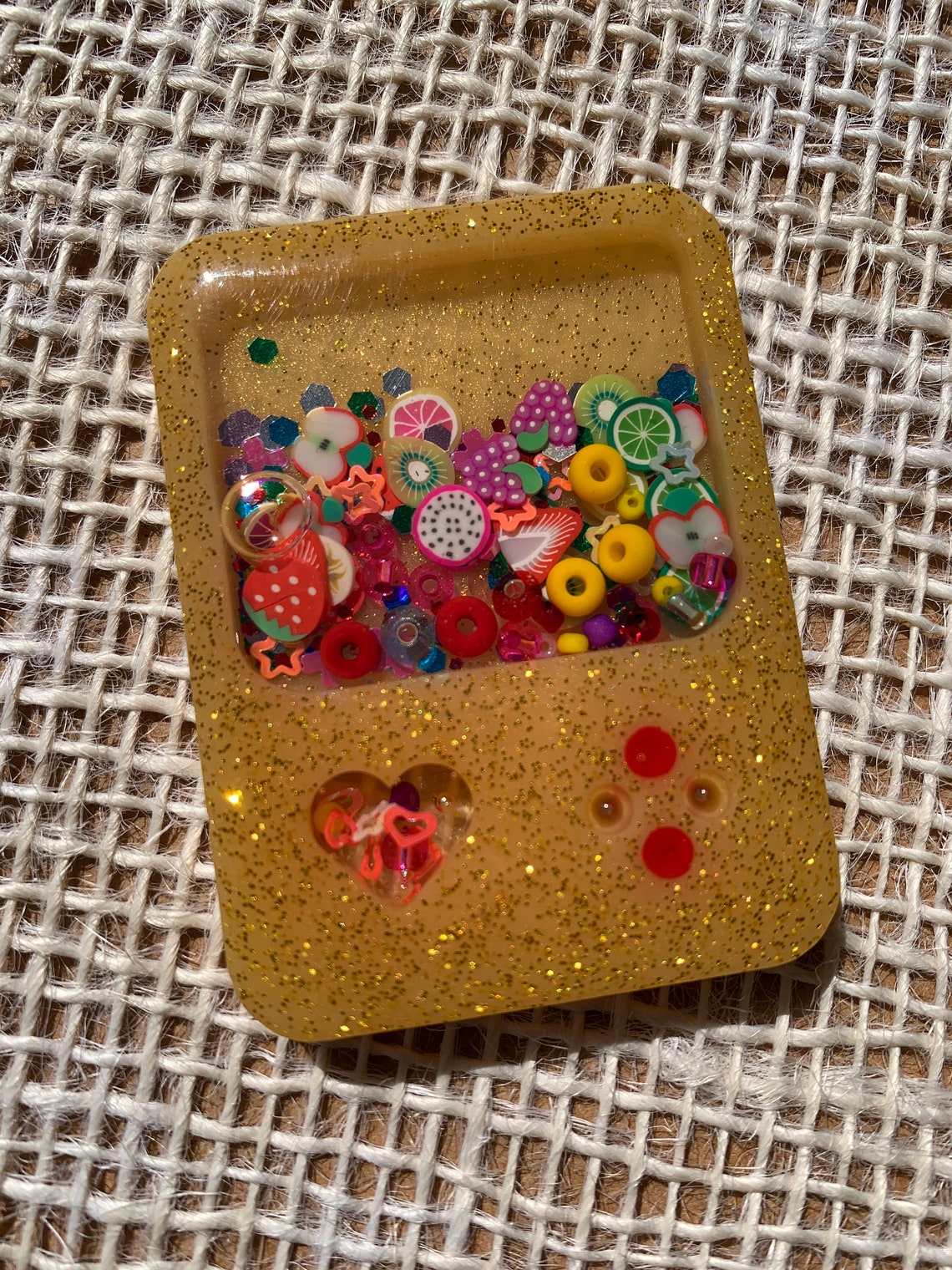 Unique handmade liquid resin shakers for kids key charms Etsy