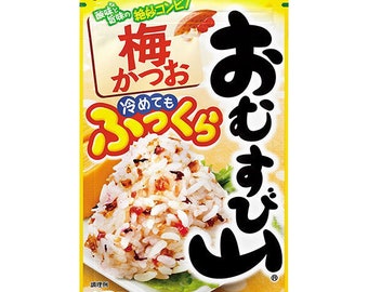 Mizkan, Omusubiyama, Seasoning for Rice Ball,Ume Katsuo flavor, Omusubi, Furikake, Made in Japan