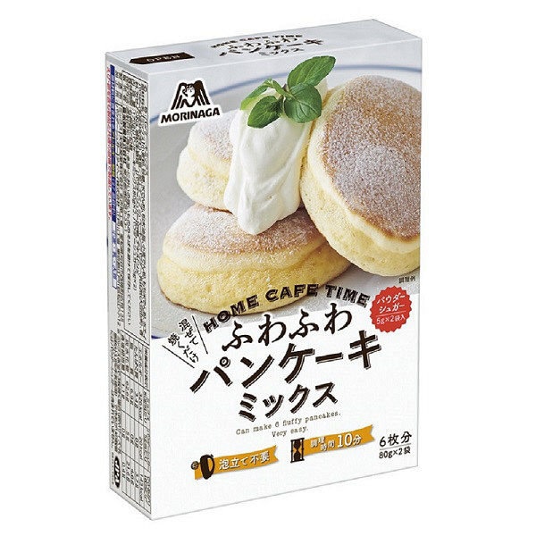 Morinaga, Fuwa Fuwa Pancake Flour Mix 80g*2bag, Fabriqué au Japon