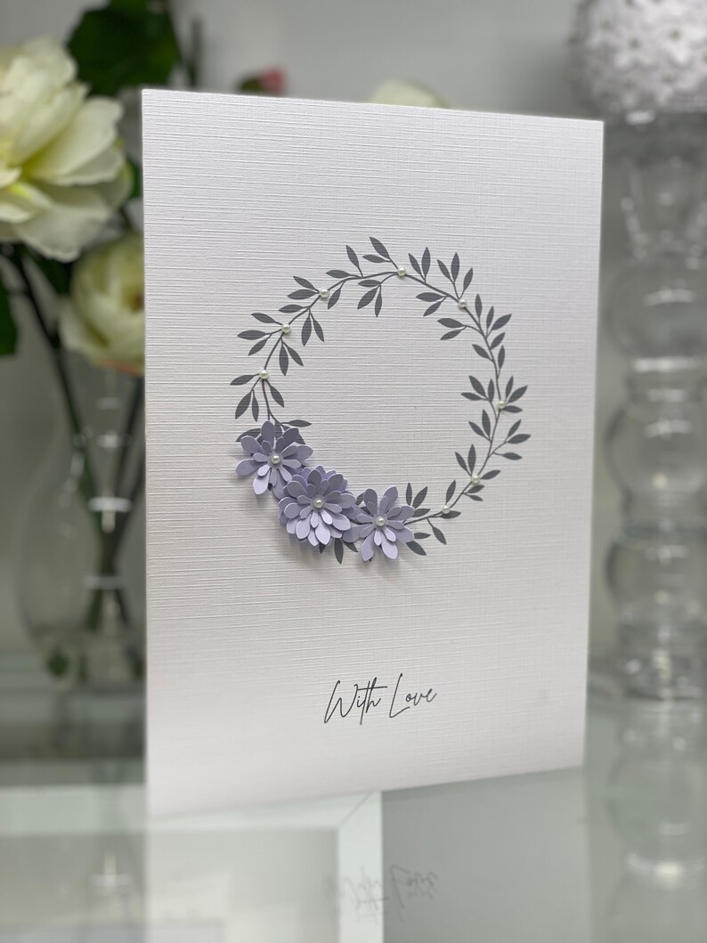 Card Making Kit Paper Flowers Card Kit Card Making Set Etsy UK