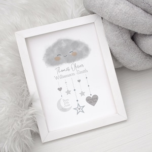 Stampa del grafico di nascita personalizzata, statistiche di nascita, nuovo regalo per bambini, regalo per i nuovi genitori, foto dell'asilo nido, regalo di nascita, regalo per bambini Keepsake, grafico di nascita