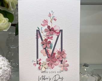 Handmade 3D Floral Mother's Day Card