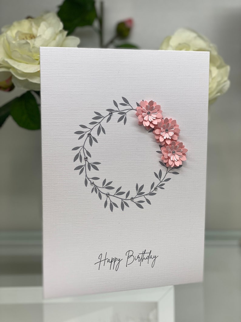 Card Making Kit Paper Flowers Card Kit Card Making Set Etsy UK