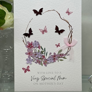 Tarjeta del Día de la Madre, Tarjeta del Domingo de la Madre, Tarjeta de lujo del Día de la Madre, Regalo del Día de la Madre de recuerdo, Tarjeta especial del Día de la Madre, Tarjeta hecha a mano, 3d