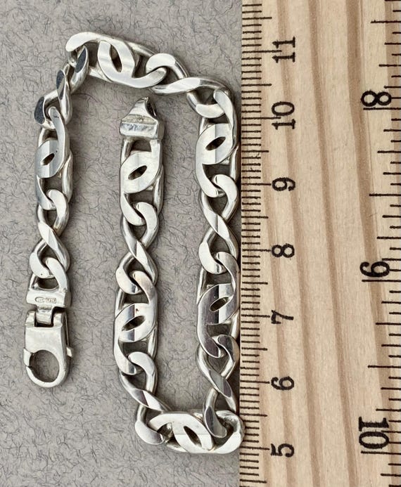 アクセサリー Vintage Italian Silver Bracelet Vintage Italian Silver 925 C-Link Chain Bracelet 19.5g | eBay