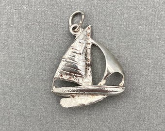 Ciondolo In Argento 925 A Forma Di Barca A Vela – Stile Europeo