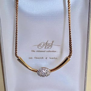 Attwood And Sawyer Necklace VINTAGE ATTWOOD SAWYER GOLD PLATED