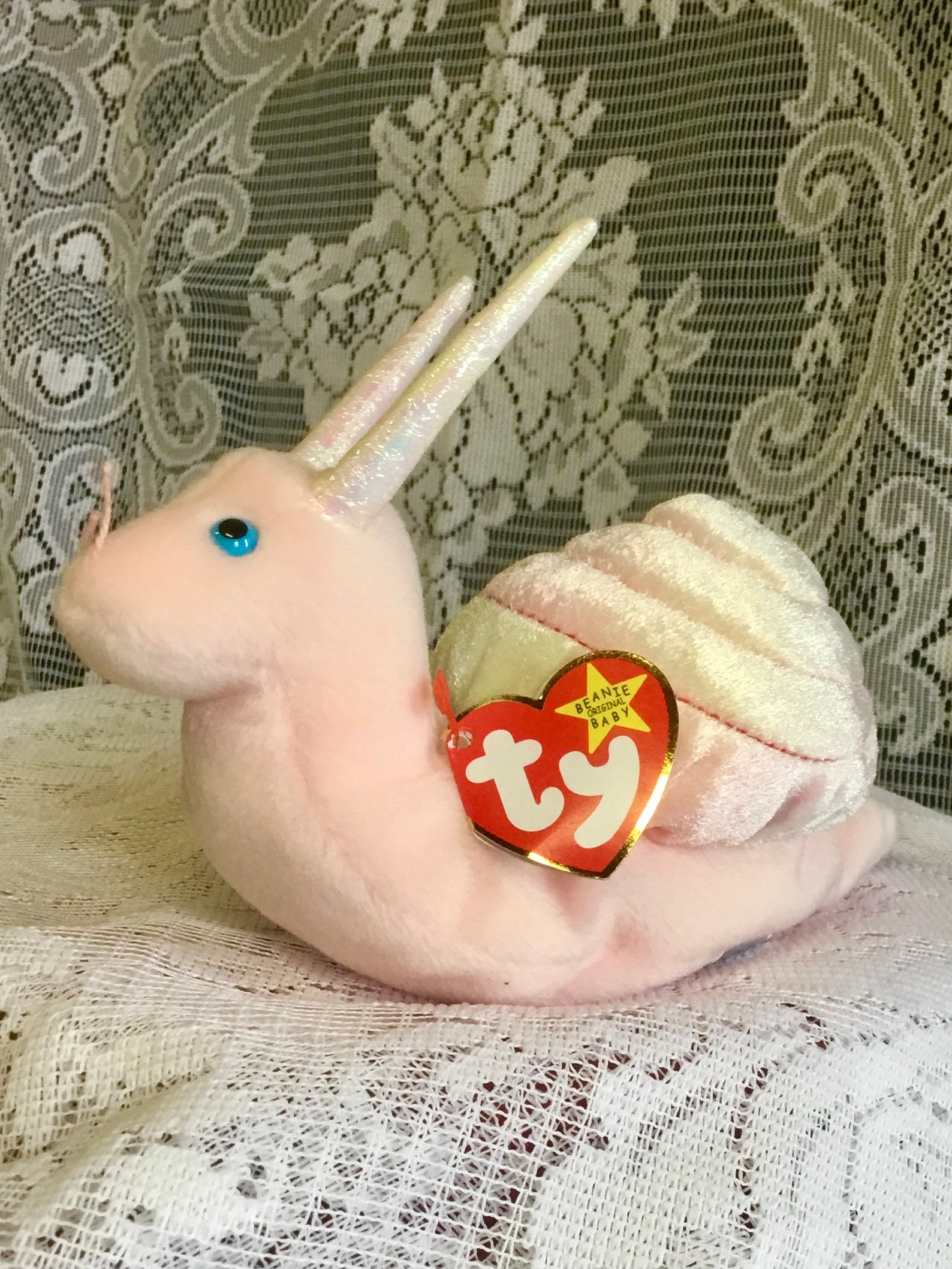 TY Beanie Babies Snail Swirly Etsy