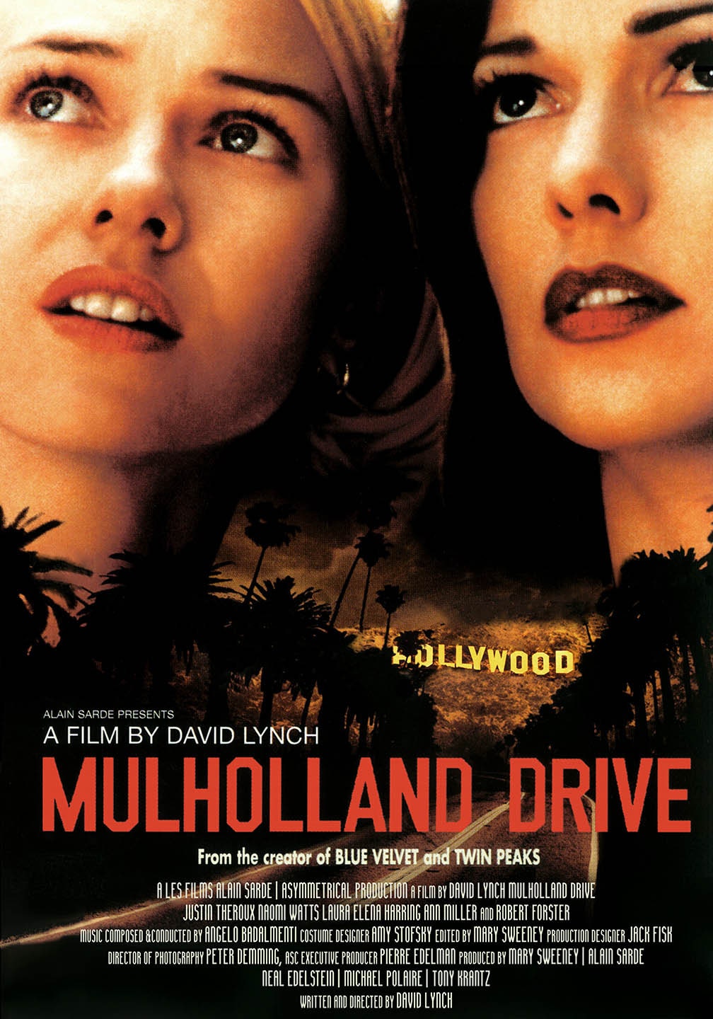 Mulholland Drive Movie Poster Digital Download A Love Story Etsy