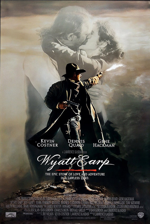 Wyatt Earp Movie Poster Digital Download Highres File 1994 Etsy