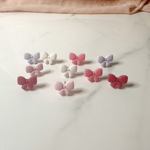 Bow Stud Earrings / Valentine&#39;s Day Earrings