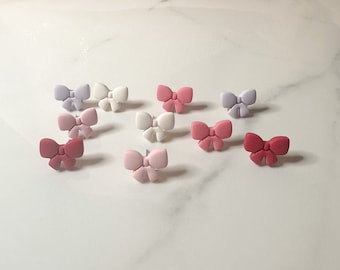 Bow Stud Earrings / Valentine's Day Earrings