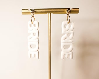 Bride Dangle Earrings, Handmade Bridal Party Jewelry