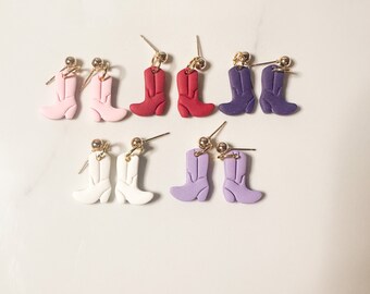 Mini Cowboy Boot Earrings