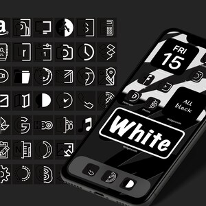 Ios 14 icons black and white | 61 minimal icons | App icons