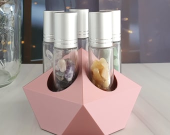 Essential oil roller holder, young living essential oil gift, 10 ml roller bottle display, doTERRA, Christmas gift for mom, stocking stuffer