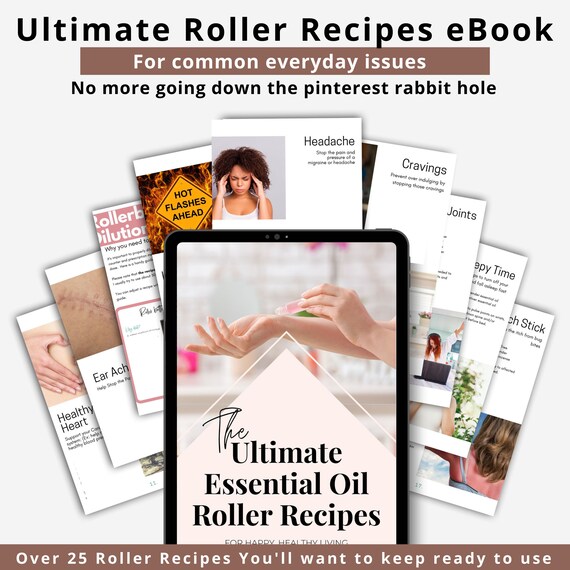 Essential Oil Recipe Book, Essential Oil Ebook, Roller Blends, Roller  Bottle Recipe Cards, Doterra Book, Young Living, Essential Oil Guide  (Instant Download) 