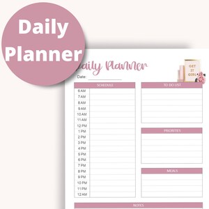 Boss Babe Planner Printable PDF for Women, Lady Boss Planner, Girl Boss ...