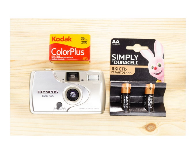 Olympus Trip 505 Point & Shoot 35mm Tested Film Camera Bundle Etsy