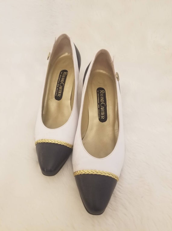 roland cartier ladies navy shoes