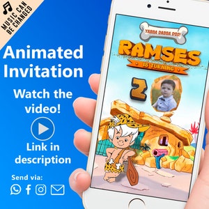Birthday Invitation, Party decoration, Video Invitation, Birthday Invite, Animated, Digital Invitation