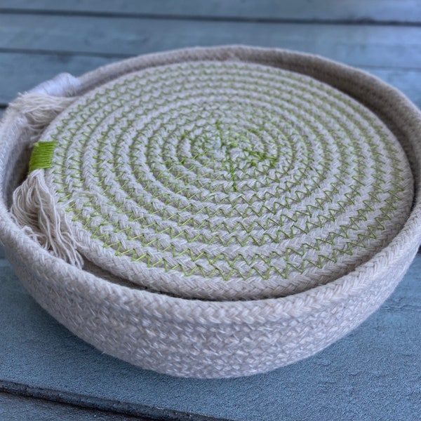 Rope Coaster/Bowl Set