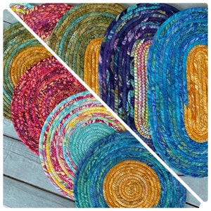 Batik Fabric Rope Trivet