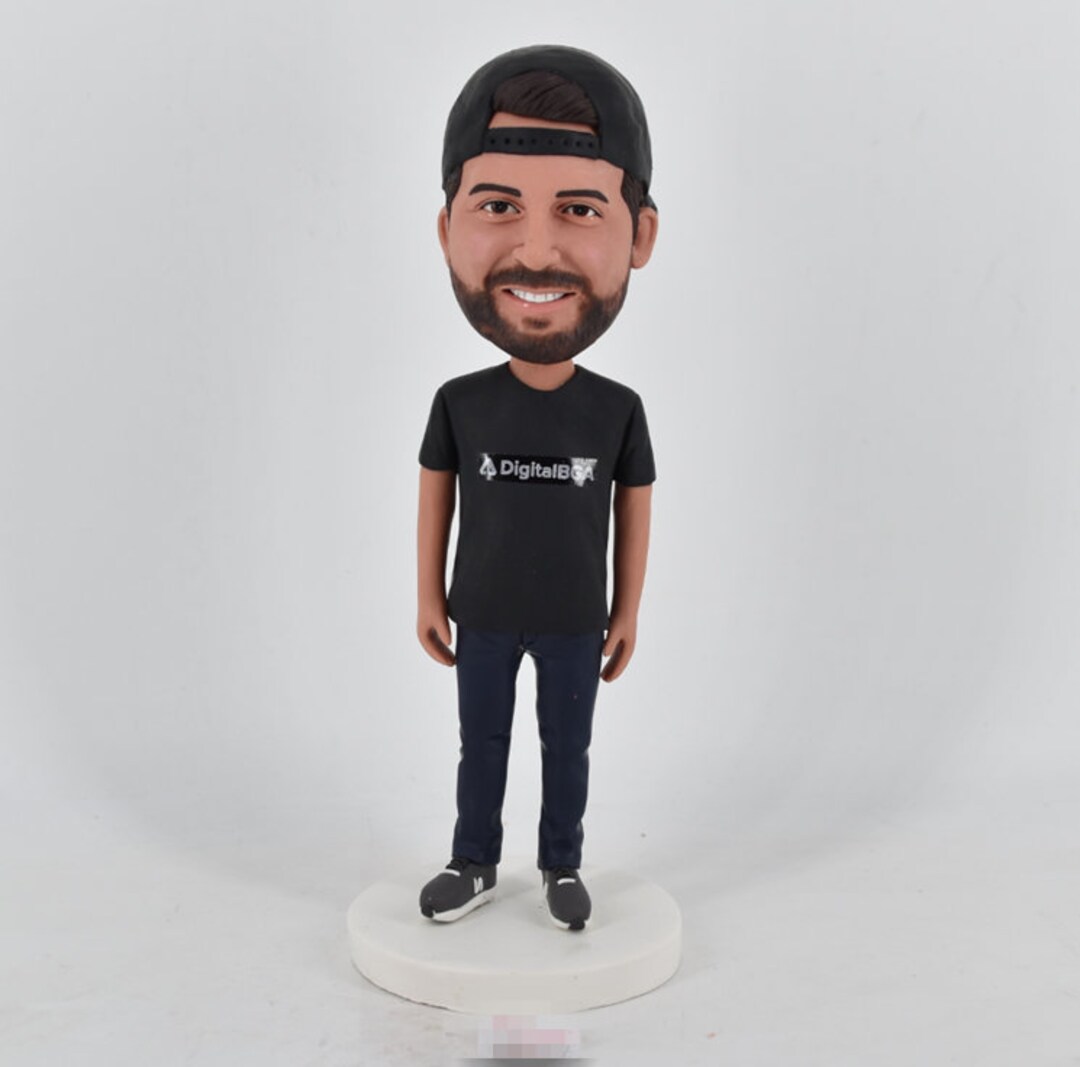 Custom Bobble Heads With Real Face Bobblehead With Backward Etsy