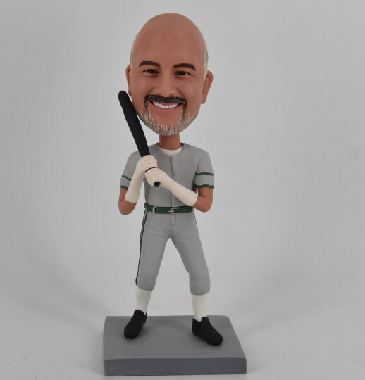 Baseball custom bobblehead looks like you best gift for Dad Etsy