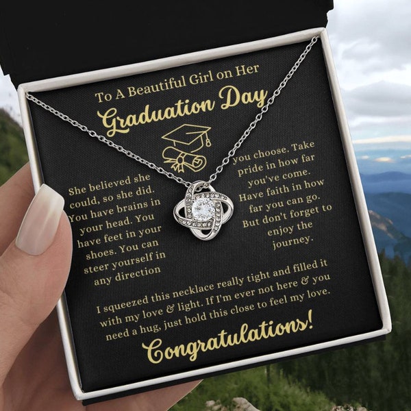 Graduation necklace,Graduation gift,Graduation jewelry,Class of 2023,Grad necklace,High school grads,College grads gift,Congratulations Card