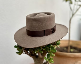 Oppenheimer hat (beaver or nutria)