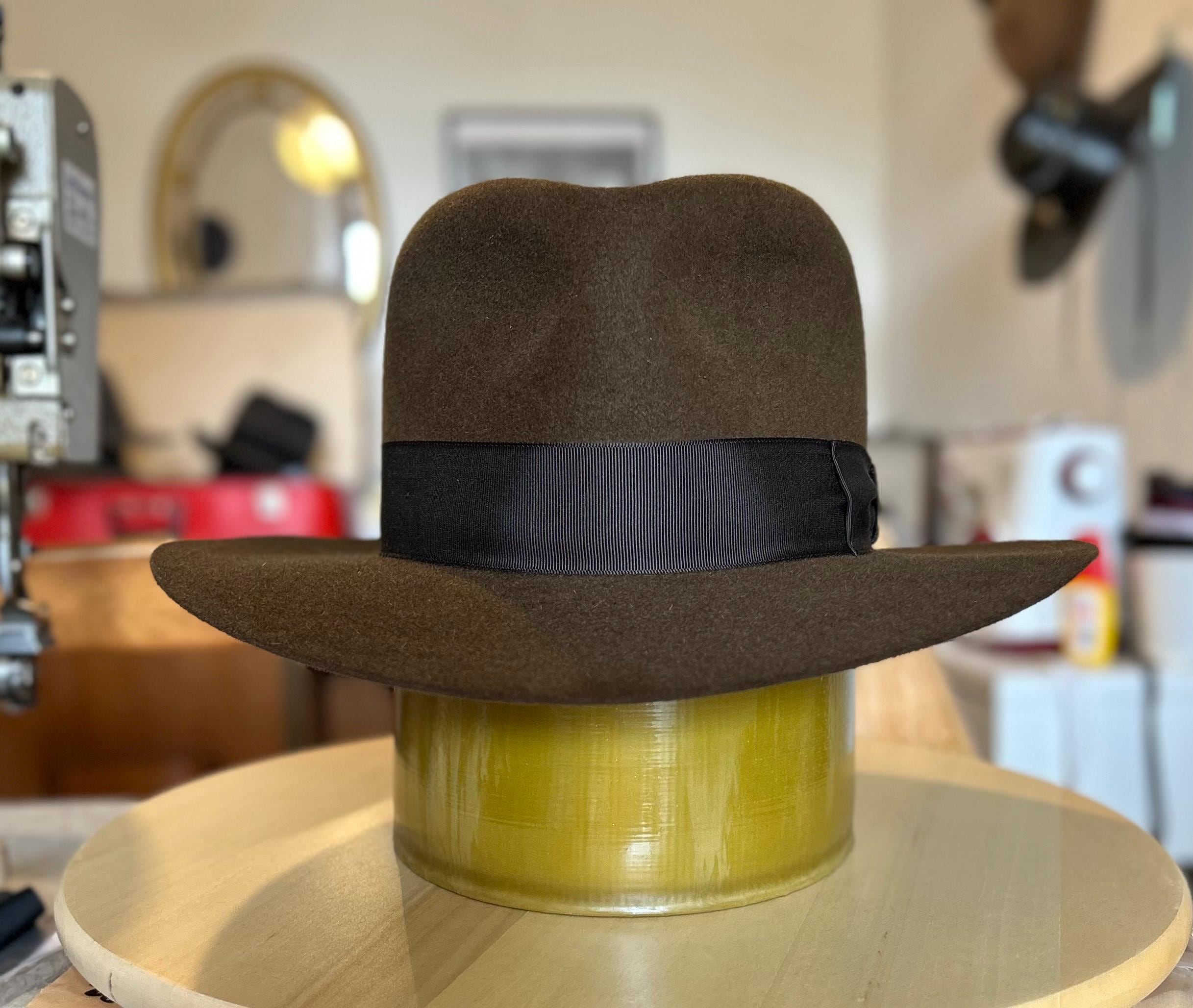 Herbert Johnson Sable Fedora Hat Herbert Johnson Indiana Jones