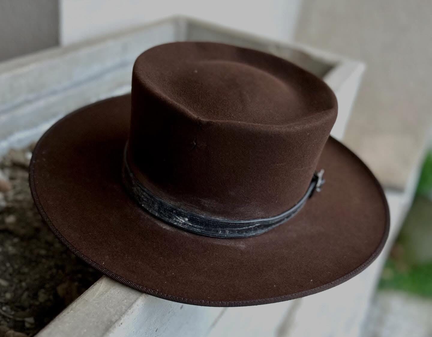 Chapeau Cowboy Western Feutre crème