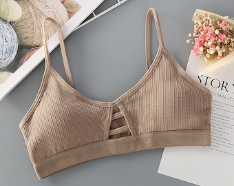High Comfort Cotton Sports Bra, Free Size, At home Bra, Casual Push up Bra, Petite Bra, Wire Free Bra, Petite Seamless Bralette
